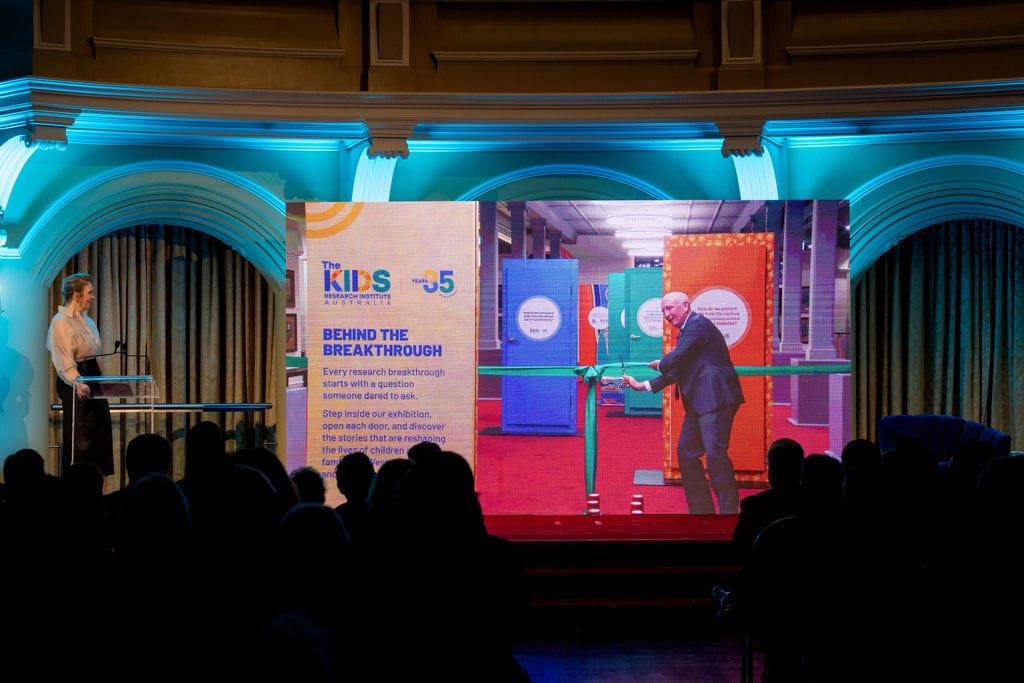 staff members at the 35 year event